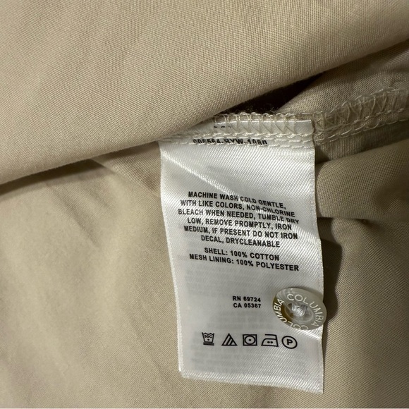 Men's Columbia Tan Lightweight Shirt Jacket - Picture 5 of 7